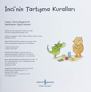 Inci'nin Tartışma Kuralları: Ilk Okuma Kitabım