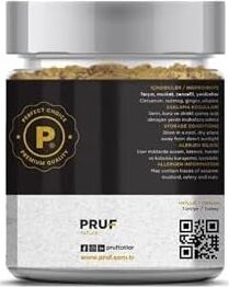 Pruf Elmalı Turta Baharatı, (Apple Pie Spice), 145 gr Cam Kavanoz