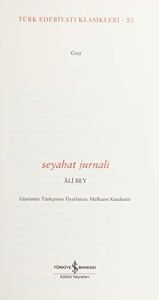 Seyahat Jurnali-Günümüz Türkçesiyle: Türk Edebiyatı Klasikleri 25