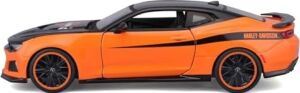 Maisto 1:24 H-D Custom - 2017 Chevrolet Camaro Zl1,black/orange