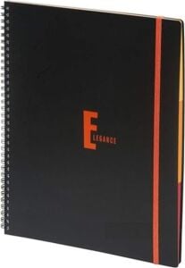 Elegance A4 Defter Çizgili 160 Sayfa Spiralli
