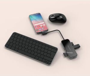 8-In-1 Usb-C Hub Çoklayıcı | 100W Pd, 4K Hdmı, Qi Kablosuz Şarj | MacBook Uyumlu Premium Usb-C Hub Siyah