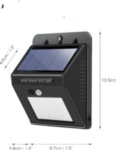 Solar Güneş Enerji Panelli Sensörlü Lamba Enerji Tasarruflu
