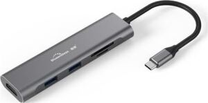 Tkz Blueendless Type C To 2*usb 3.0/1 Sd/ 1 Tf / 1 Hdmı Çevirici Macbook Pro
