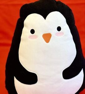 Peluş Penguen Tasarımlı Yastık