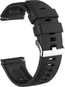 Xiaomi Amazfit Gtr 47MM Için Kordon, Silicone Rapidbands Siyah