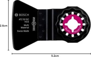 Professional Accessories 2329996 1 x Kazıyıcı Atz 52 Sc (Sertleştirilmiş Artıklar Için, Genişlik 52 Mm, Sert, Aksesuar, Çok Amaçlı Alet)