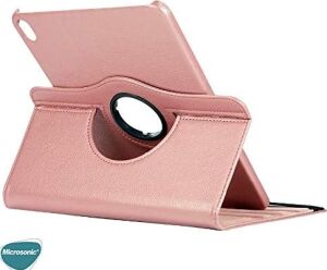 Apple iPad Air 11 2024 Için Kılıf (A2902-A2903) 360 Rotating Stand Deri Mor [ipad Air 11 2024 ile Uyumlu Kılıf - Mor]