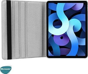 Apple iPad Air 11 2024 Için Kılıf (A2902-A2903) 360 Rotating Stand Deri Mor [ipad Air 11 2024 ile Uyumlu Kılıf - Mor]