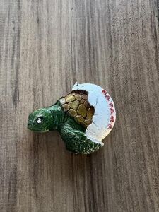 Para Temalı Dekoratif Cam Buzdolabı Magneti, El Yapımı, Yeşil ve Mavi Renkli, Vintage Tarzı