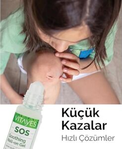 Vıtayes Sos Cilt Serumu - Akne ve Sivilce Önleyici, Siyah Nokta, Cilt Kızarıklığı, Kaşıntı, Sinek Böcek Isırması Karşıtı Onarıcı Çay Ağacı Yağı ve Provitamin B5 Serumu, Üçlü Ambalaj 30 ml