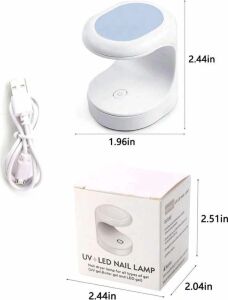 Kalıcı Oje Kurutucu Uv LED Teknolojisi Taşınabilir Mini Tırnak Kurutucu