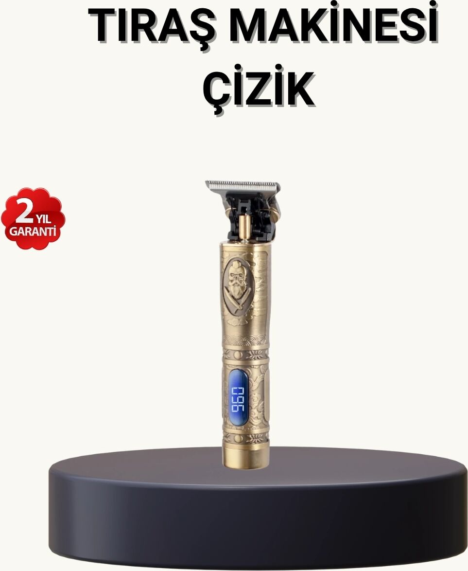 Profesyonel Kablosuz Tıraş Makinesi – 1-2 Saat Kesintisiz Kullanım
