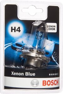 Ampul Xenon Blue 12V H4 60/55 W P43T Tekli Jiletin Paket