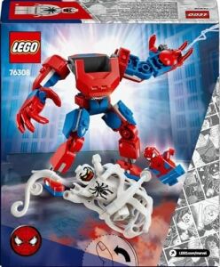 Örümcek Adam Robotu, Anti Venom’a Karşı 76308-6 Yaş ve Üzeri Çocuklar Için Inşa Edilebilen Figür Içeren Oyuncak Yapım Seti, Doğum Günü Hediyesi (107 Parça)