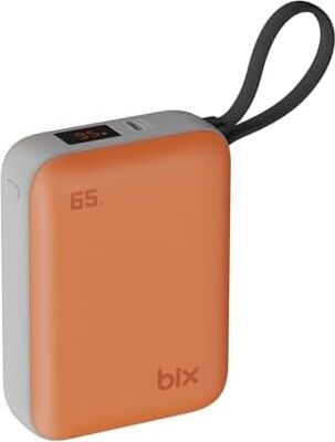 PB120 20000MAH Pd 65W Cep Boyu Kompakt Tasarımlı Dijital Göstergeli Powerbank Taşınabilir Süper Hızlı Şarj Cihazı (Turuncu)