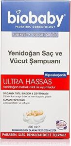 Yenidoğan Saç ve Vücut Şampuanı, 200ML