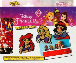 3in1 Disney Princess Pixel Pixel Boncuk Aktivite ve Oyuncak Seti S00005169
