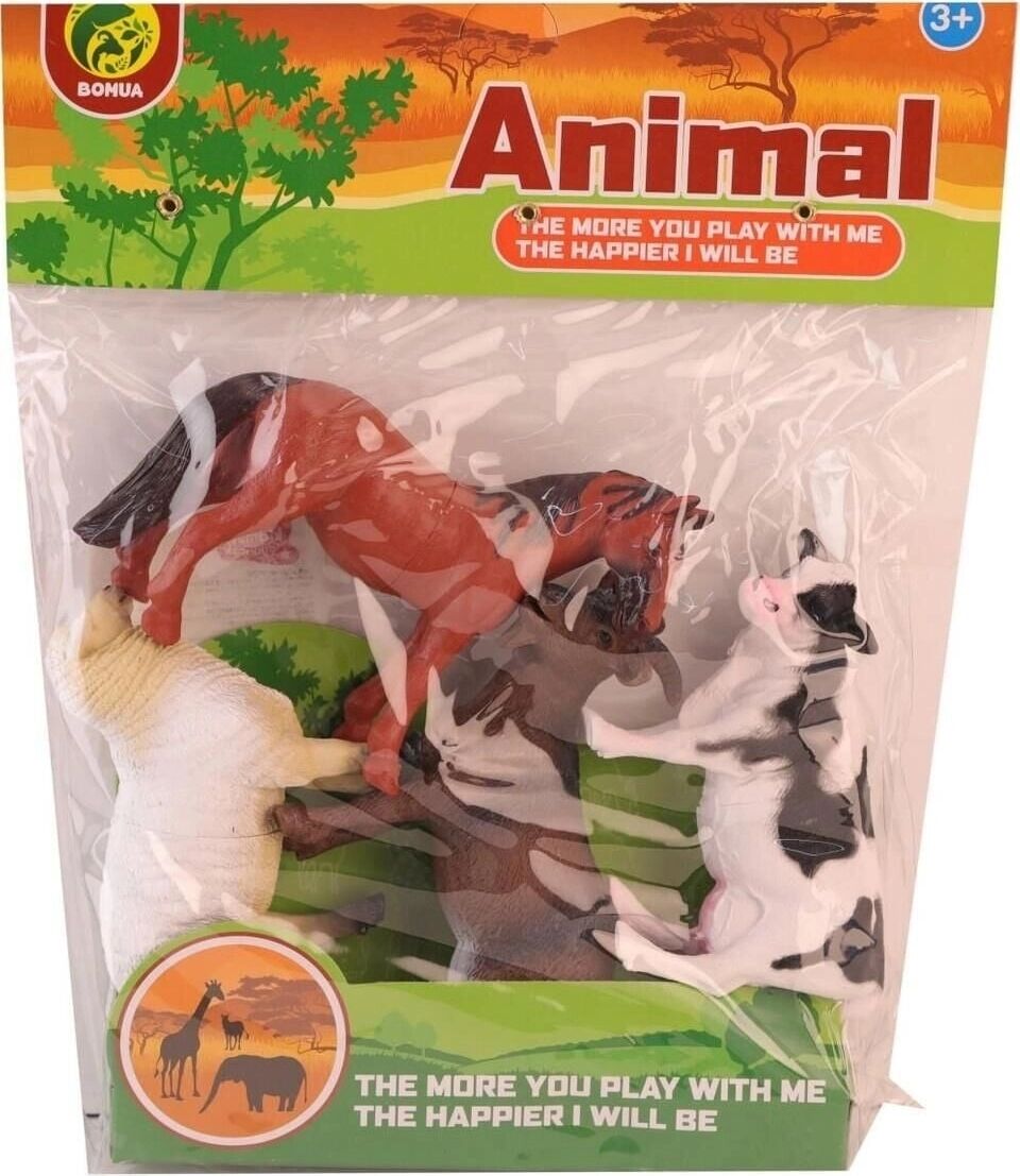 Bma-14 Pvc Pakette Dörtlü Çiftlik Hayvanları -Kid