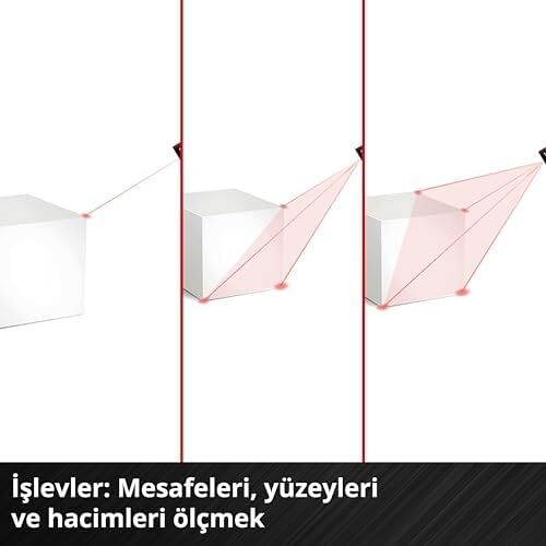 Lazer Ölçüm Cihazı Tc-Ld 30 R (Maks. 30 M Ölçüm Aralığı, Ölçüm Modları: Mesafe, Alan, Hacim, Sürekli Ölçüm, LCD Ekran, Otomatik Kapanma, Piller Dahil Değildir)