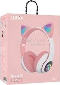 5.0 Kedi Kulak Üstü Bluetooth Kulaklık Pembe Blt-44