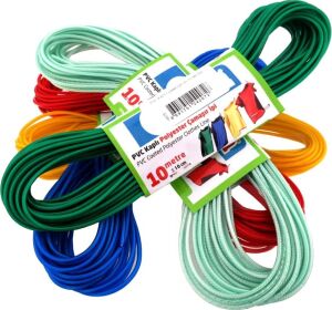 Tek-Iş Pvc Kaplı Çamaşır Ipi, 10 Metre, Renkli