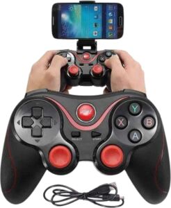 Joystik Gamepad Bluetooth Telefon Tutucu Oyun Kolu Telefon Android Uyumlu