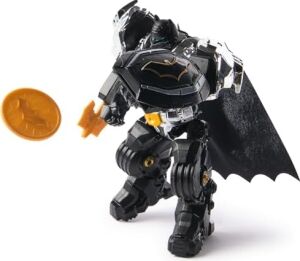 Dc Comics, Metal Force Batman Aksiyon Figürü, 15 cm Boyutunda ve 10 cm Mini Figürlü, Yerleşik Patlayıcı ve Zırh Takımı, 4 Yaş ve Üzeri Kız ve Erkek Çocuklar Için Süper Kahraman Oyuncakları