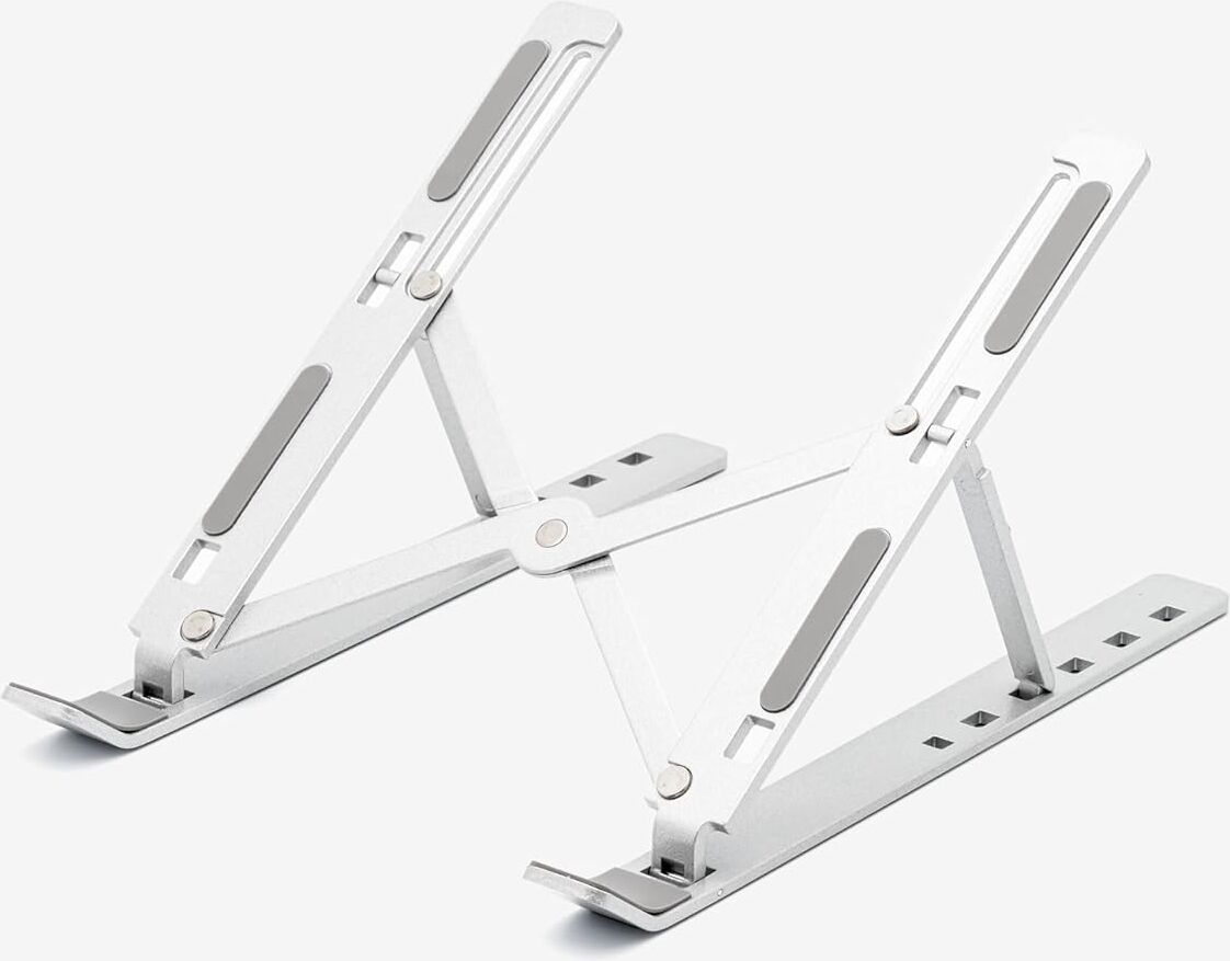 Fiigo Laptop Standı Katlanabilir Çok Fonksiyonlu Metal Grey