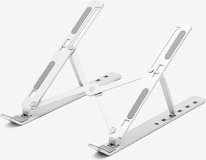 Fiigo Laptop Standı Katlanabilir Çok Fonksiyonlu Metal Grey