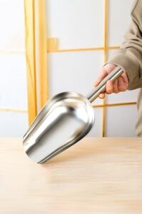 Çelik 30,5 cm No: 5 Baharat Kuruyemiş Bakliyat Erzak Küreği CIN792