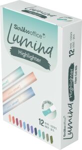 Office Lumina Fosforlu Kalem Lotus Colour - 693U 12 Lik Amb