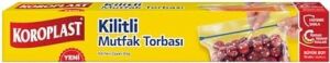 Kilitli Mutfak Torbası Büyük Boy 10'lu 26X28 Cm, Tekrar Kullanılabilir & Hava Geçirmez, Dayanıklı Saklama Poşeti, Buzdolabı,meyve & Sebze, Et, Tavuk, Balık, Sos & Sıvı Yiyecekler Için