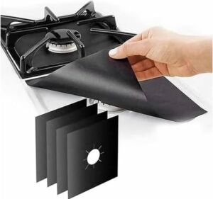 4'lü Ocak Örtüsü | Ocak Koruyucu Kağıt Her Eve Lazım Ocak Temizlik Pedi