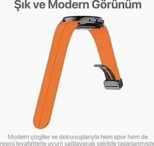 22MM ile Uyumlu Saatler Için Manyetik Tokalı 46MM Yumuşak Silikon Kordon  Watch (Gt6 Pro/gt6/gt5 Pro/gt5/gt4/watch 4 Pro/gt3/gt3 Pro/gt2/gt2 Pro)