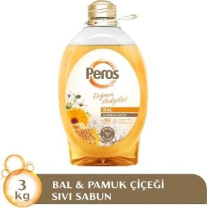 Doğanın Hediyeleri Bal & Pamuk Çiçeği Sıvı Sabun 3000 G