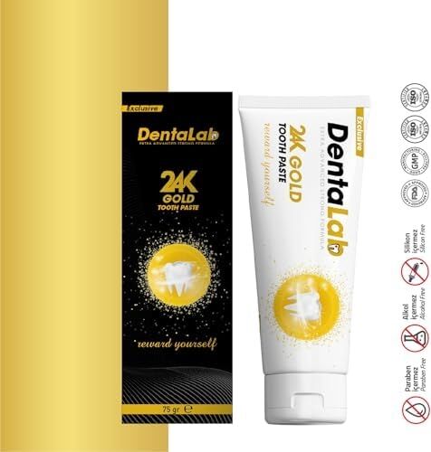 Dentalab 24K Altın Parçacıklar Içeren Diş Macunu 75 G