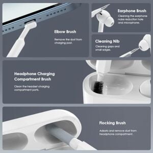 Airpods Için 21'i 1 Arada Temizleyici Kiti, Temizleme Seti, Klavye, Kulaklık, Dizüstü Bilgisayar, iPhone Telefon Şarj Bağlantı Noktası ve Ekran, Kamera Lensi, Bilgisayar, Airpod Pro, Mini
