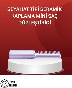 Isıtmalı Saç Düzleştirici Fırça – Kablosuz ve Hafif Tasarım