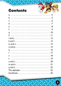Paw Patrol First Letters Activity Book: Get Set For School!