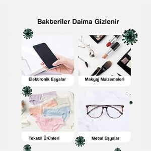Kablosuz Şarj Aleti ve Uv Maske Takı Sterilizasyon Kutusu Dezenfektan Cihazı