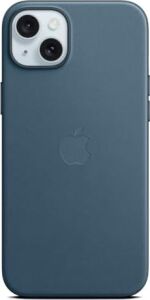 Apple iPhone 15 Plus Için Magsafe Özellikli Mikro Dokuma Kılıf - Pasifik Mavisi ​​​​​​​