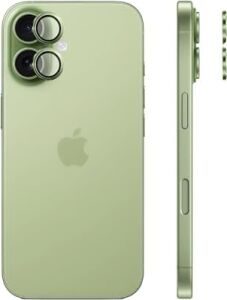 Safir Temperli Kamera Lens Koruyucu, iPhone 17 ile Uyumlu (Ada Çayı)