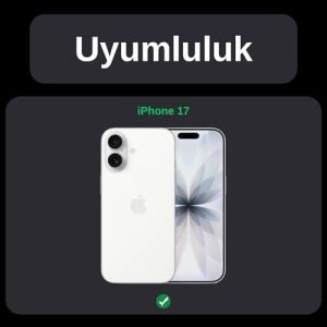 Safir Temperli Kamera Lens Koruyucu, iPhone 17 ile Uyumlu (Ada Çayı)