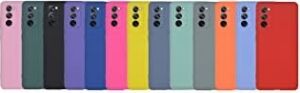 Galaxy S20 Fe ile Uyumlu Kapak Kamera Korumalı Içi Kadife Lansman Silikon Kılıf - Siyah