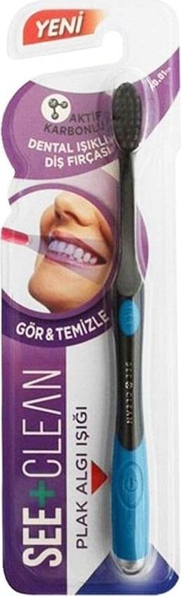 See+ Clean Dental Işıklı Diş Fırçası Mavi