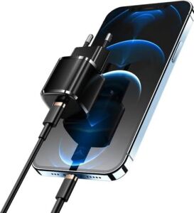 20W Usb-C Mini Pd Hızlı Şarj Cihazı Güç Adaptörü ve 1 Metre Hızlı Şarj ve Data Kablosu L23 - Tct-01