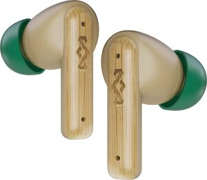 Marley Little Bird True Wireless Bluetooth Kulaklıklar Dahili Mikrofonlu Ipx4, Kulak Içi Kulaklıklarda 24 Saat Çalma Süresi, Usb-C Hızlı Şarjlı Kulaklık Kılıfı, Krem