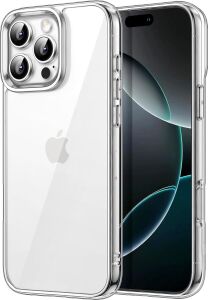 iPhone 13 ve 14 Kılıf 6.1'' Için Sert Sararmaz Kılıf, Ince Şeffaf Kapak, Gerçekçi Tuş Hissi, Ahize/hoparlör Filtreli, Kamera Yükseltili, Bfa Içermez - Şeffaf