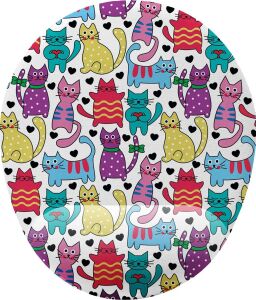 Sevimli Kediler Bilek Destekli Mouse Pad